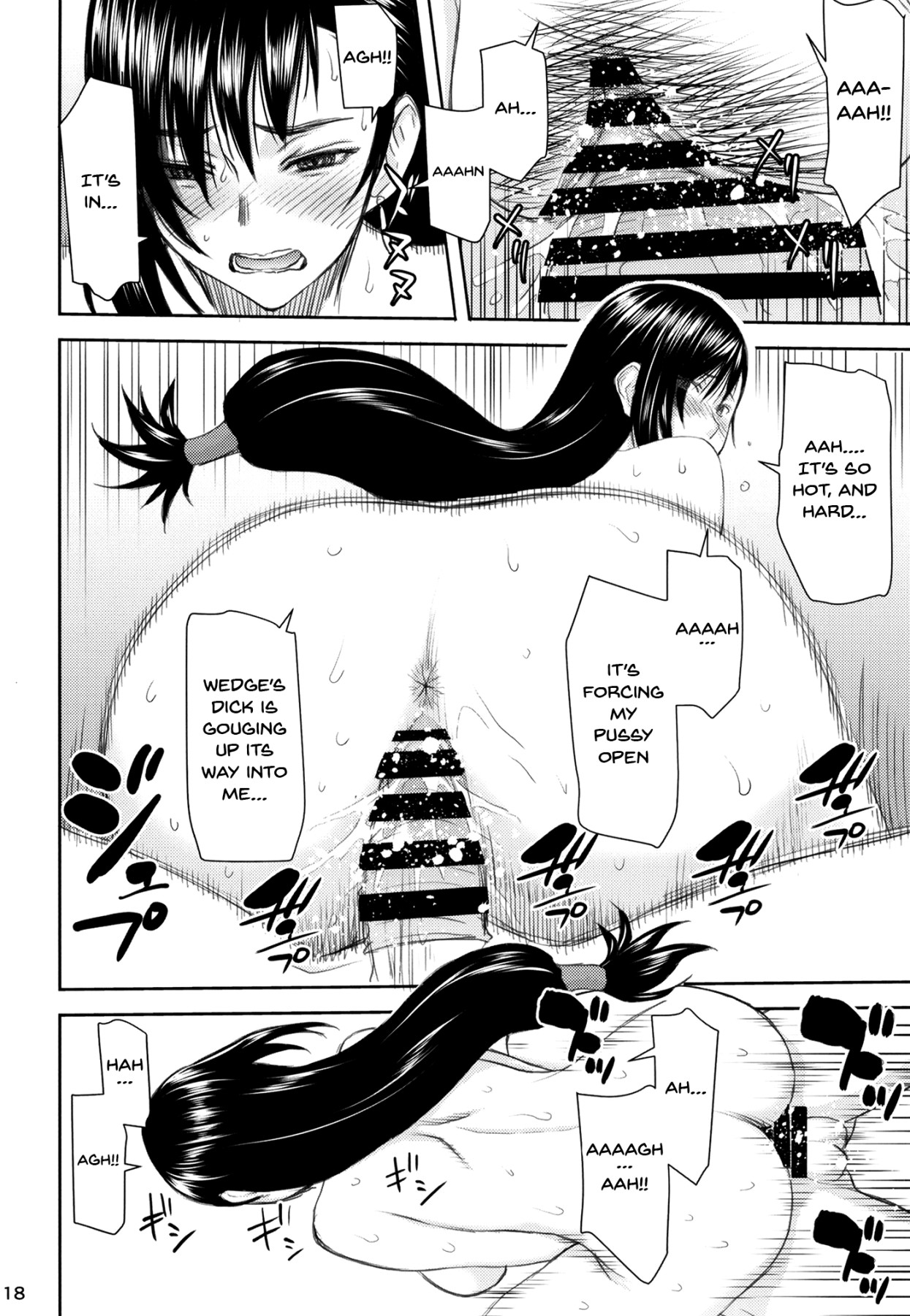 Hentai Manga Comic-Tifa's Sex Service Work-Read-16